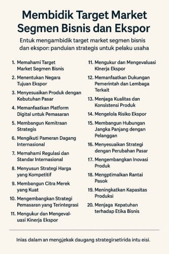 Menghubungkan Segmentasi Pasar